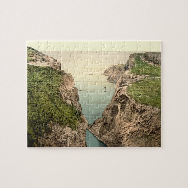 Rope Bridge, Carrick-a-Rede, County Antrim Jigsaw Puzzle (Horizontal)