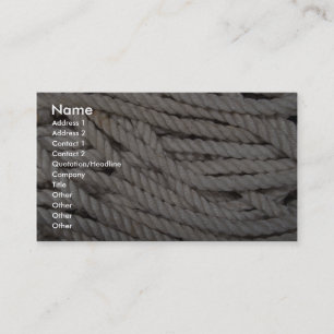 Rope Business Card