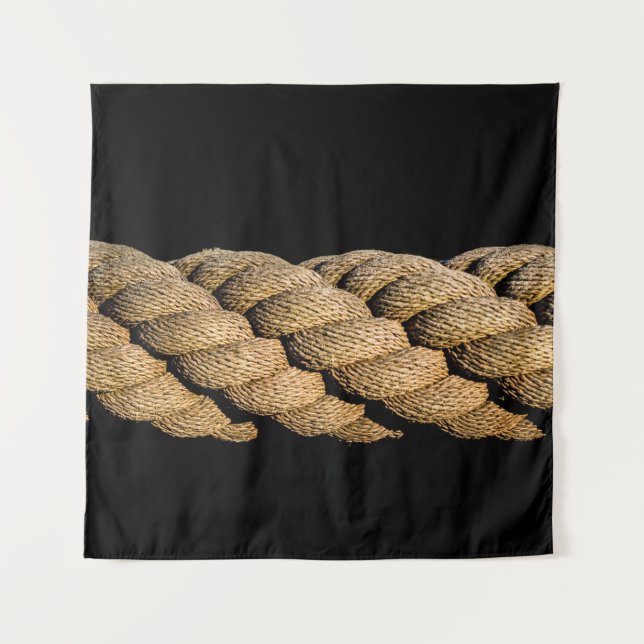 Rope cord woven leash knitting tapestry (Front)