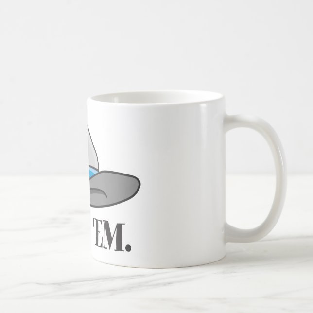 Rope 'em cowboy gear coffee mug (Right)