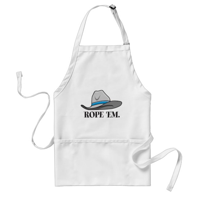 Rope 'em cowboy gear standard apron (Front)