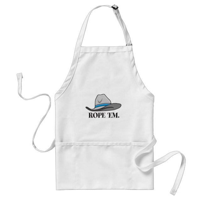 Rope 'Em Western Rodeo Standard Apron (Front)