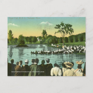 Rope Pull, Campus Pond Postcard
