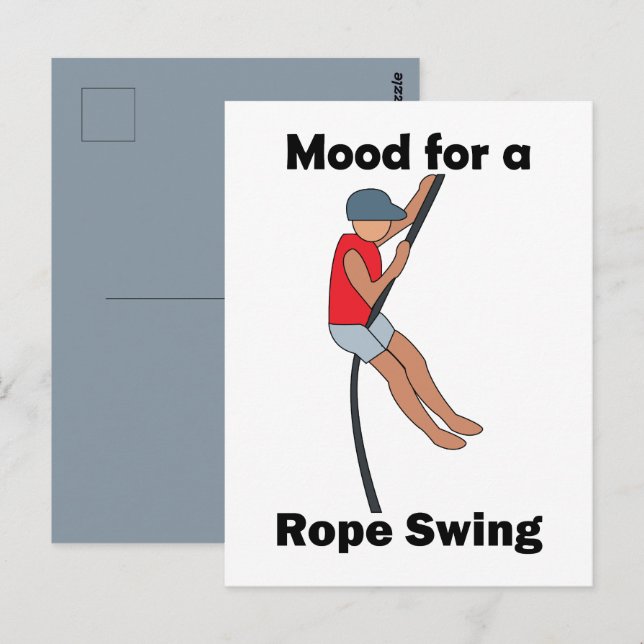 Rope Swing Mood Good Vibes Postcard (Front/Back)