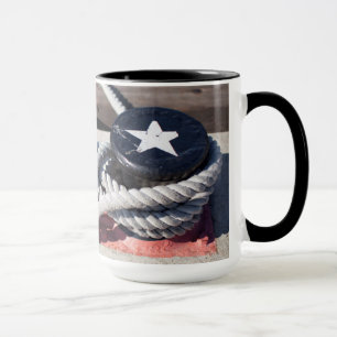 Rope Tied To Two Bollards Mug