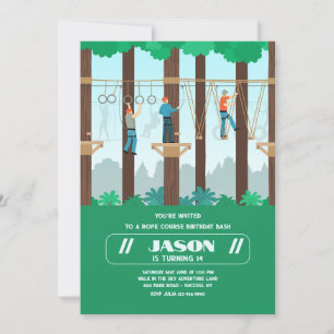 Rope Walk Birthday  Invitation