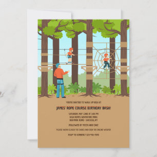 Rope Walking Kids Invitation