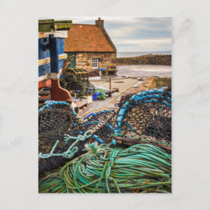 Ropes And Lobster Pots Pittenweem, Scotland Postcard