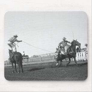 Roping horse mouse mat