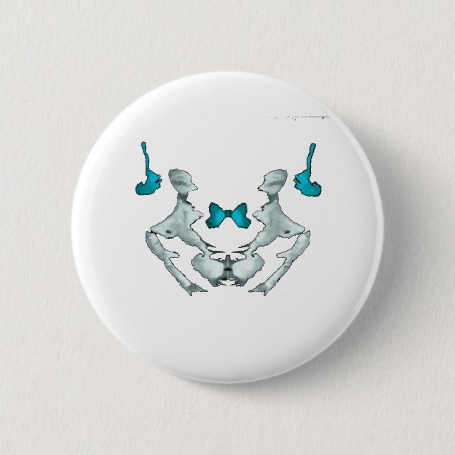 Rorschach Blot 6 Cm Round Badge (Front)