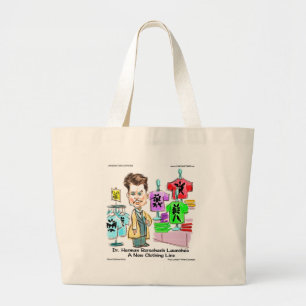 Rorschach Brands Funny Gifts,  Tees Mugs & Cards Large Tote Bag