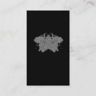 Rorschach Ink Blot Test Psychology Business Card