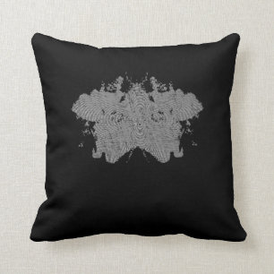 Rorschach Ink Blot Test Psychology Cushion