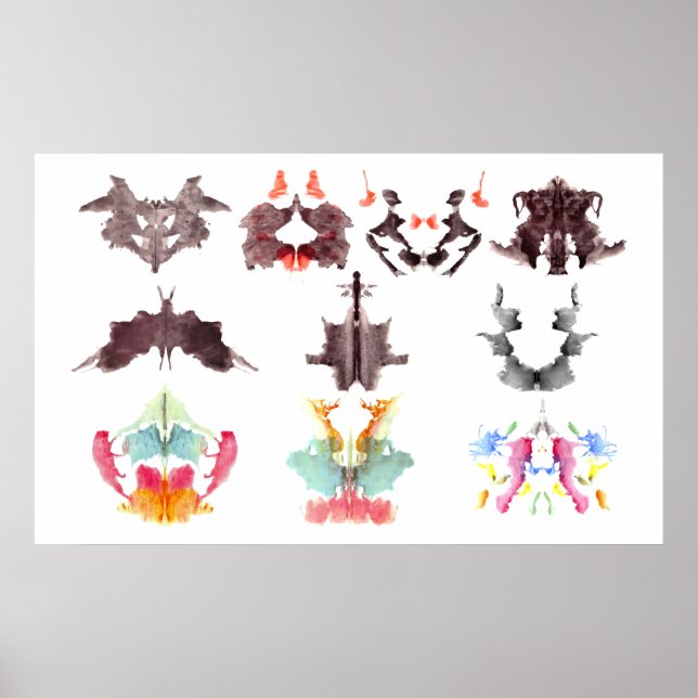 Rorschach Ink Blots Poster (Front)