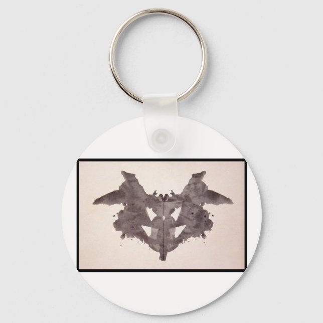 Rorschach Inkblot 1.0 Key Ring (Front)