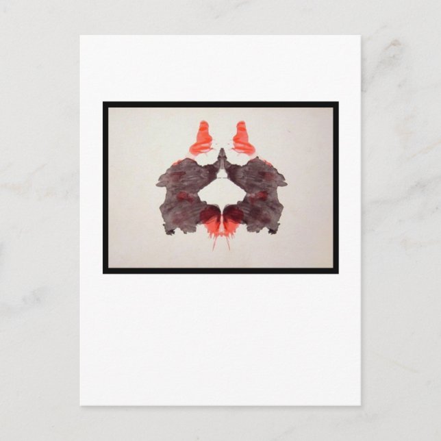 Rorschach Inkblot 2.0 Postcard (Front)