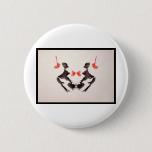 Rorschach Inkblot 3.0 6 Cm Round Badge