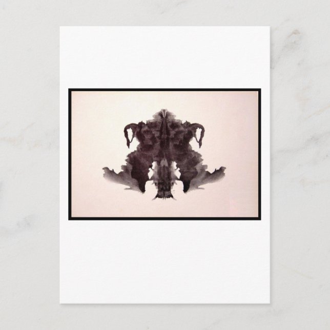 Rorschach Inkblot 4.0 Postcard (Front)