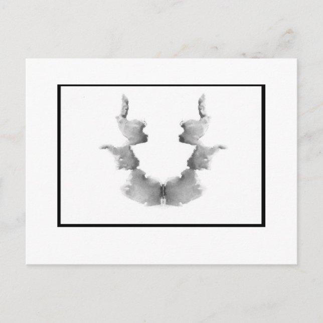 Rorschach Inkblot 7.0 Postcard (Front)