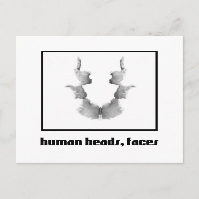 Rorschach Inkblot 7 Postcard (Front)
