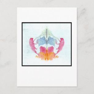 Rorschach Inkblot 8.0 Postcard