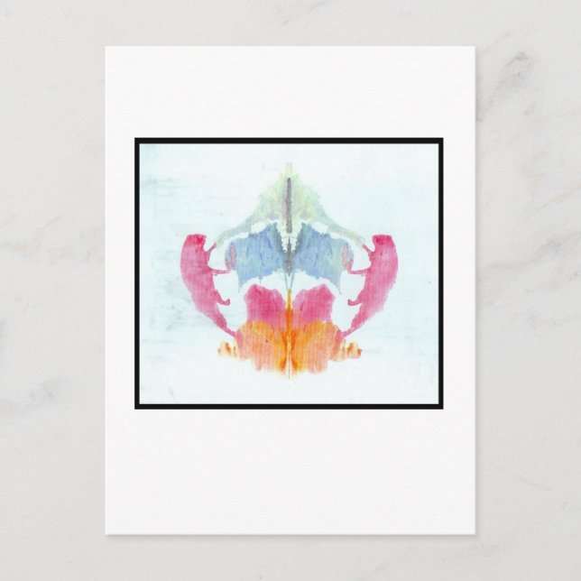 Rorschach Inkblot 8.0 Postcard (Front)