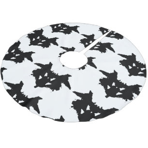 Rorschach Inkblot Brushed Polyester Tree Skirt