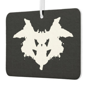 Rorschach Inkblot Car Air Freshener
