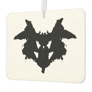 Rorschach Inkblot Car Air Freshener