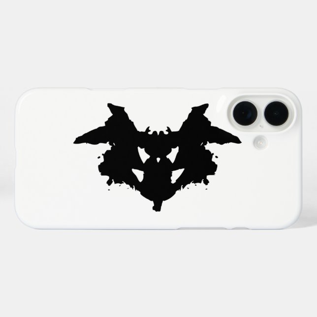 Rorschach Inkblot Case-Mate iPhone Case (Back (Horizontal))