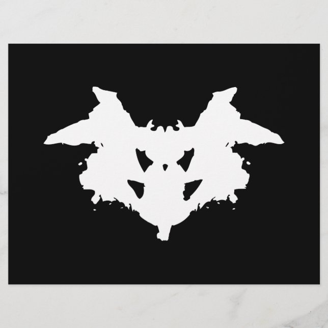 Rorschach Inkblot Flyer (Front)
