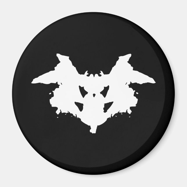 Rorschach Inkblot Magnet (Front)