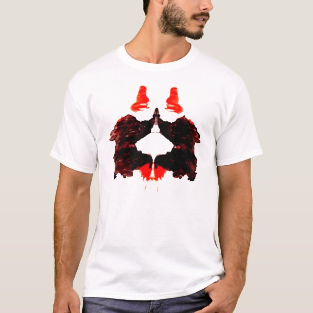 Rorschach Inkblot Number Two T-Shirt (Front)