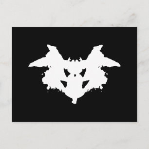 Rorschach Inkblot Postcard