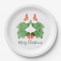 Rorschach Inkblot Santa's Elves