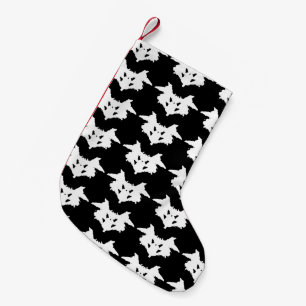 Rorschach Inkblot Small Christmas Stocking