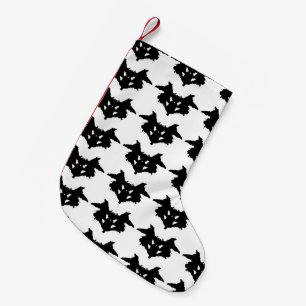 Rorschach Inkblot Small Christmas Stocking