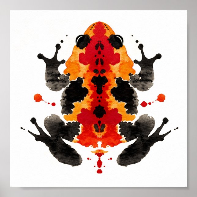 Rorschach Inkblot Test. Don't Call Me Crazy Poster (Front)