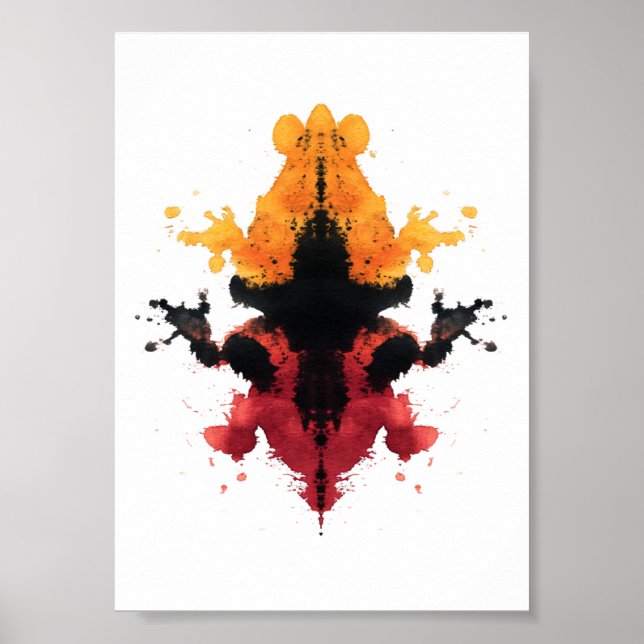 Rorschach Inkblot Test. Don't Call Me Crazy Poster (Front)