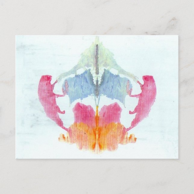 Rorschach Inkblot Test Postcard (Front)