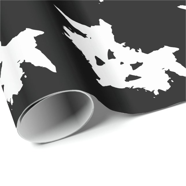 Rorschach Inkblot Wrapping Paper (Roll Corner)
