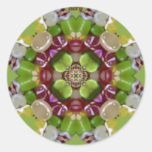 RORY ~ EASTER CANDY JELLY BEANS ~ Round Sticker