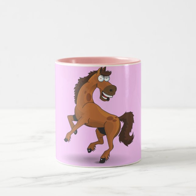 Rory the Horse Two-Tone Coffee Mug (Center)