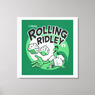 ROS Rolling Ridley Release Poster on Canvas Print
