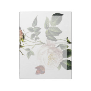 Rosa Bengale - Pierre Joseph Redouté. Notepad