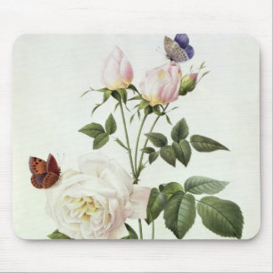 Rosa: Bengale the Hymenes, from 'Les Roses' Mouse Mat