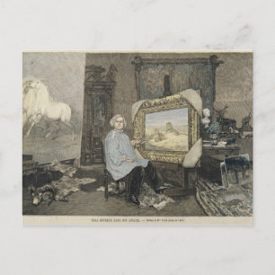 Rosa Bonheur in her studio Postcard