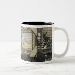 Rosa Bonheur in her studio Two-Tone Coffee Mug