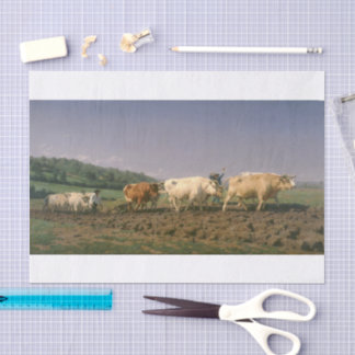 Rosa Bonheur | Ploughing in Nevers Tissue Paper
