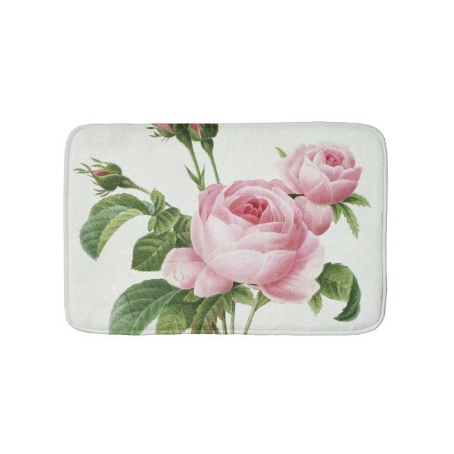 Rosa Centifolia Bath Mat (Front)